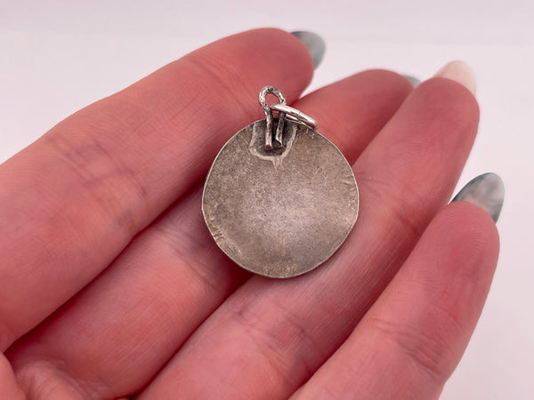 sterling silver turquoise pendant