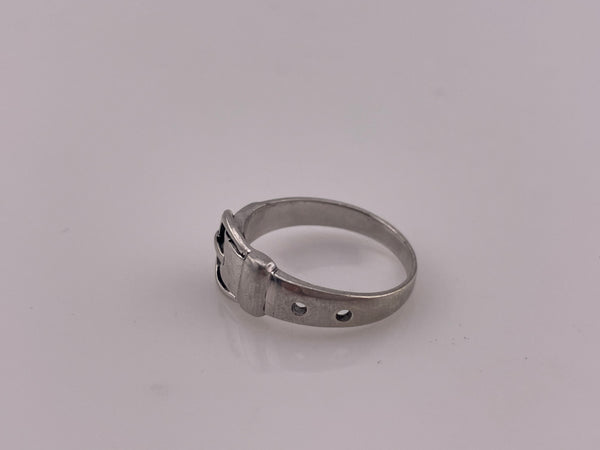size 6.75 sterling silver belt ring