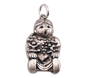sterling silver story teller pendant