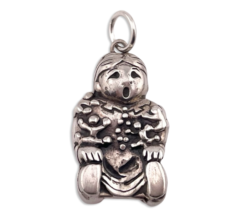 sterling silver story teller pendant