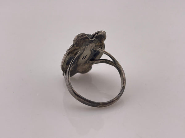 size 9.5 sterling silver turquoise ring