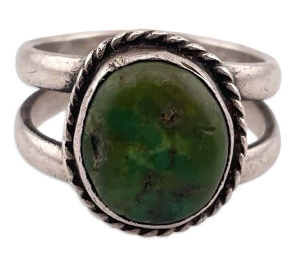 size 10.75 sterling silver turquoise ring