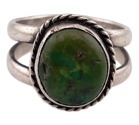 size 10.75 sterling silver turquoise ring