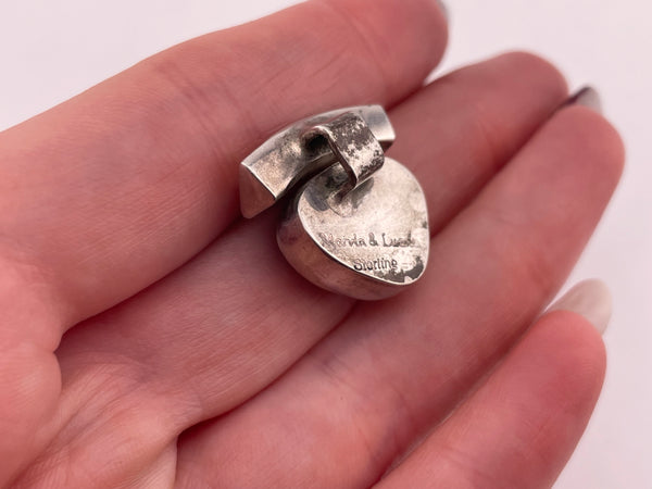 sterling silver turquoise pendant