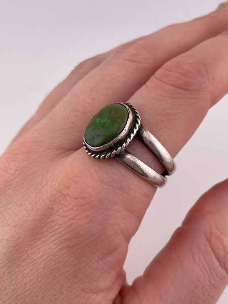 size 10.75 sterling silver turquoise ring