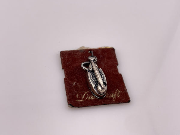 sterling silver NOS Danecraft telephone charm pendant