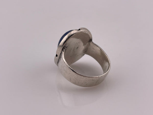 size 7.75 sterling silver lapis ring