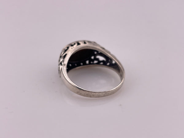 size 10.5 sterling silver tigers eye ring