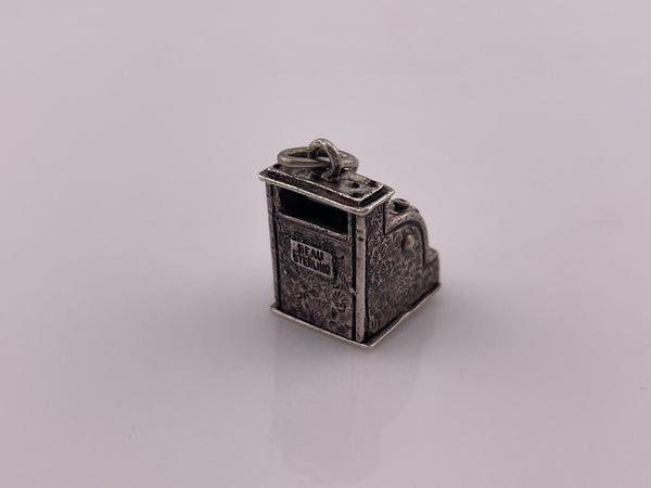 sterling silver cash register pendant