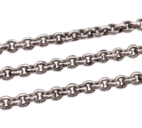 sterling silver 16 1/4" Silpada rolo chain link necklace