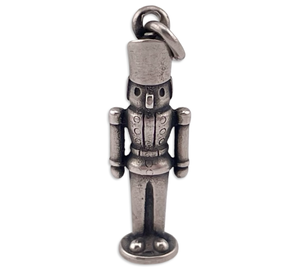 sterling silver James Avery 3D nutcracker Christmas charm pendant