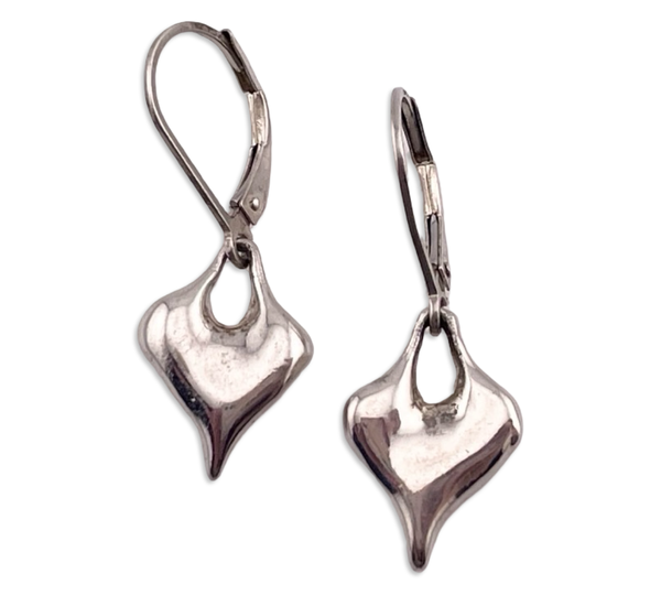 sterling silver Robert Lee Morris RLM Studio stoneless dangle earrings