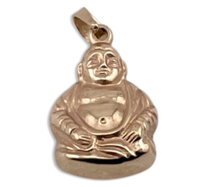 10k gold Buddha pendant