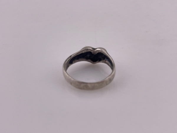 size 7.25 sterling silver heart ring
