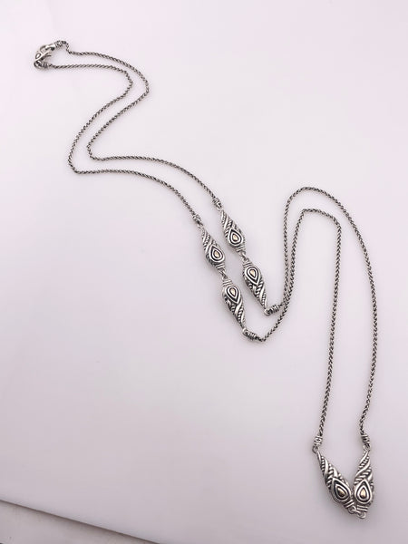 sterling silver & 14k gold JAI by John Hardy station layer necklace