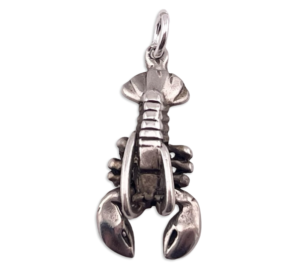 sterling silver lobster pendant ***Claws Wiggle***