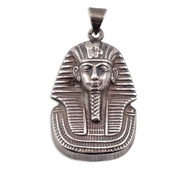 sterling silver King Tut Pharaoh pendant