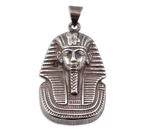 sterling silver King Tut Pharaoh pendant
