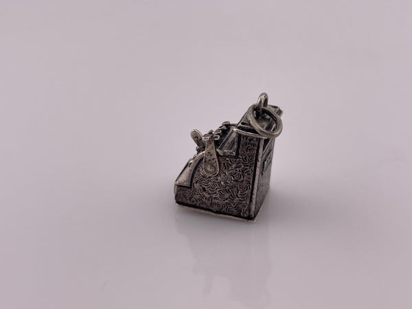 sterling silver cash register pendant
