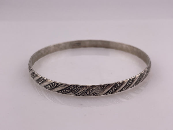 sterling silver 8" Danecraft bangle bracelet