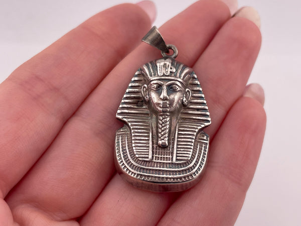 sterling silver King Tut Pharaoh pendant