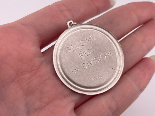 sterling silver birds matte finish pendant ***Engraved***