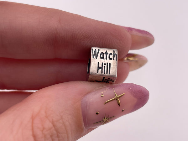 sterling silver Watch Hill souvenir bead pendant