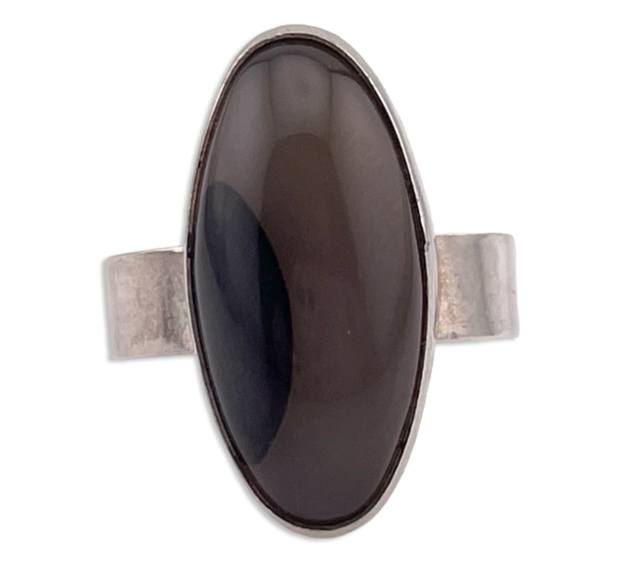 size 7.75 sterling silver agate ring