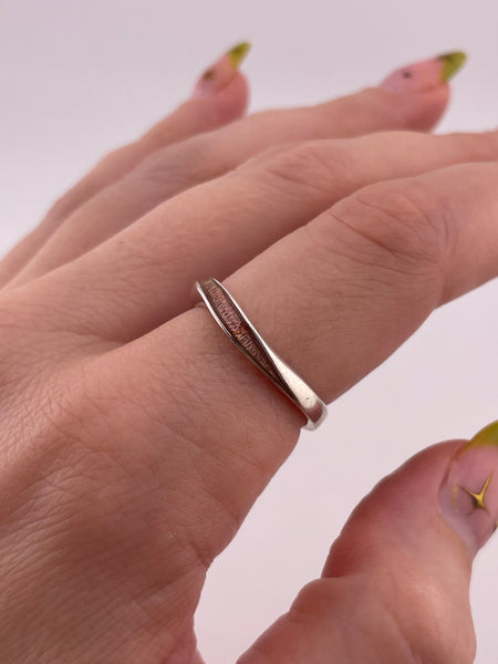 size 9 sterling silver resin ring