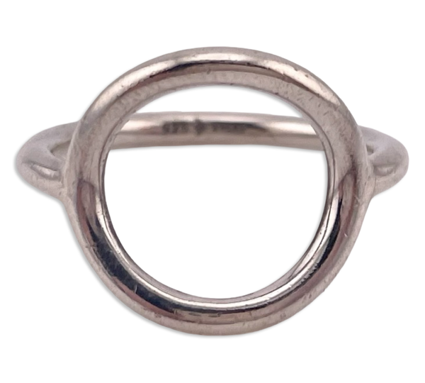 size 9 sterling silver Silpada stoneless circle ring
