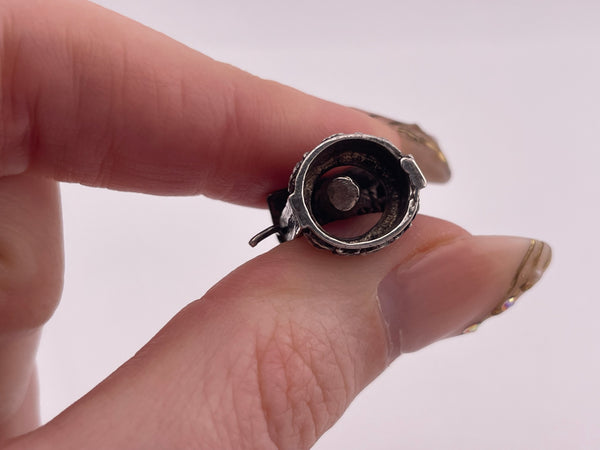 sterling silver wishing well pendant