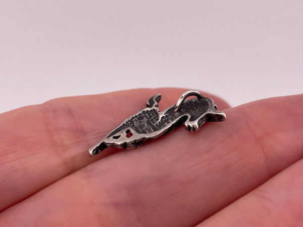 sterling silver unicorn pendant