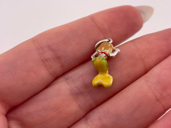 sterling silver mermaid pendant