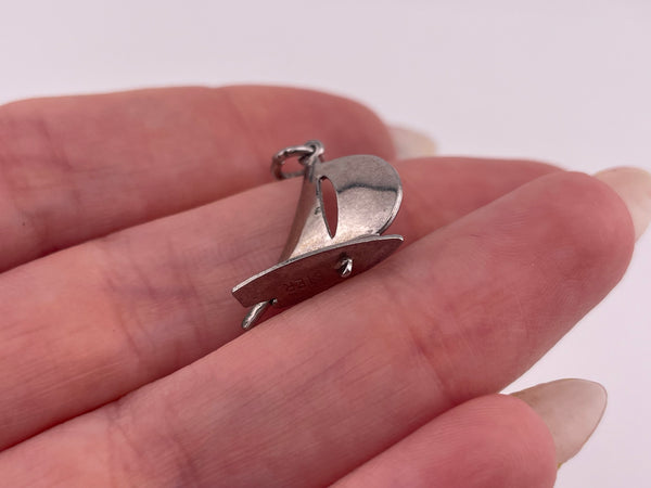 sterling silver sailboat pendant
