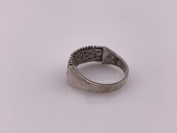 size 9.25 sterling silver gold wash stoneless ring