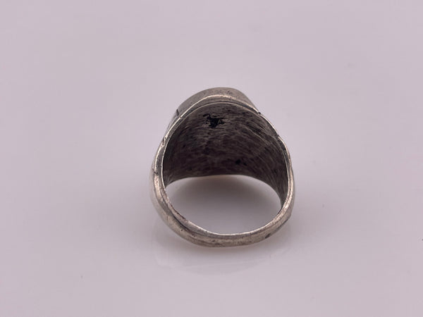 size 9 sterling silver turquoise ring