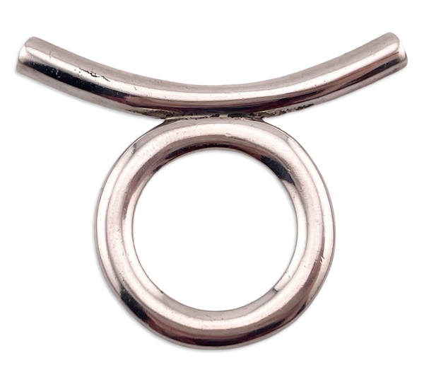 sterling silver circle pendant