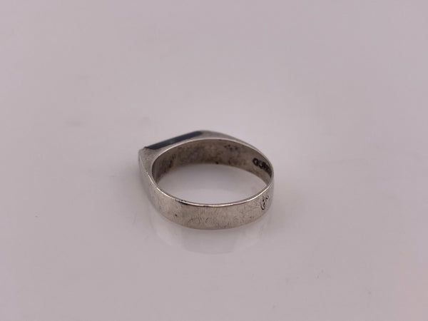 size 7.25 sterling silver Mexican sodalite ring