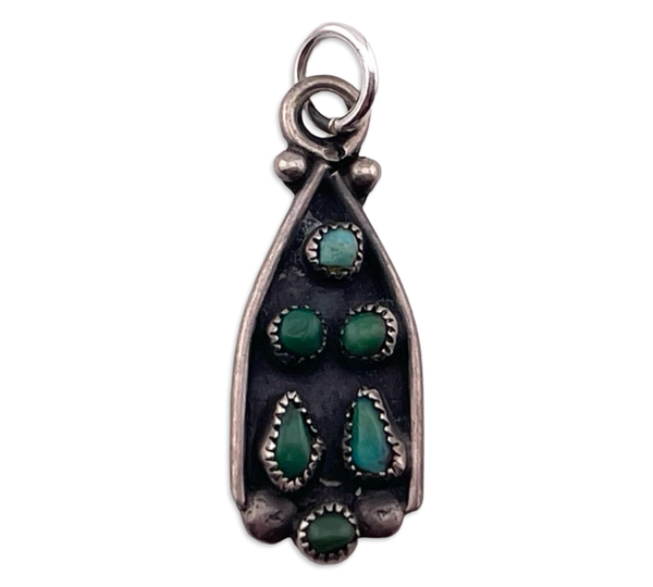 sterling silver turquoise pendant