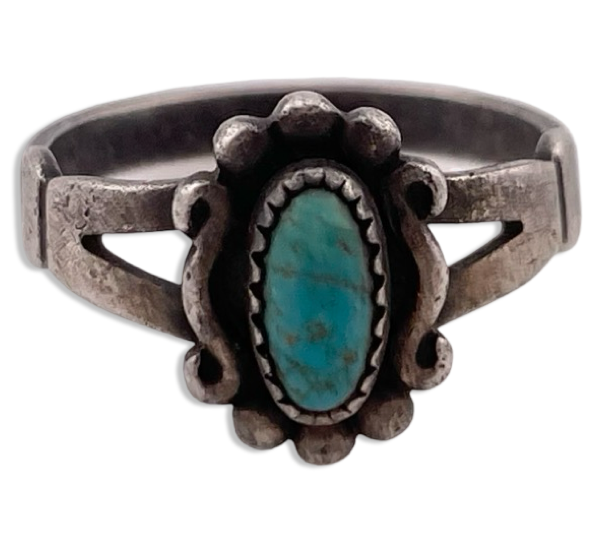 size 5.75 sterling silver turquoise ring