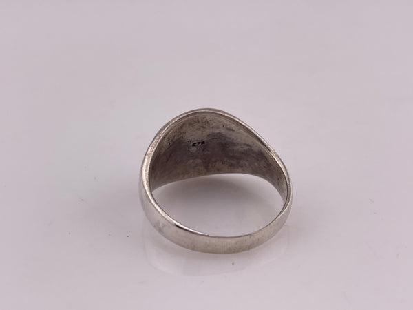 size 11.75 sterling silver pentacle star ring