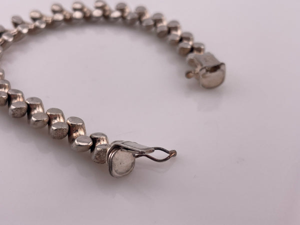sterling silver 7 1/2" Milor San Marco link bracelet