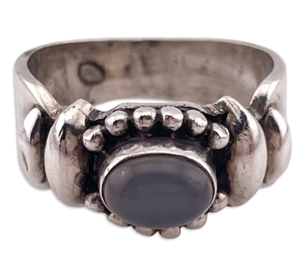 size 6.75 sterling silver moonstone ring