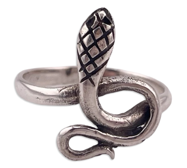 size 8.25 sterling silver snake ring
