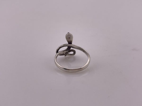 size 8.25 sterling silver snake ring
