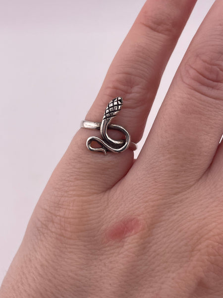 size 8.25 sterling silver snake ring