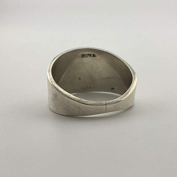 size 12.75 sterling silver Kokopelli ring