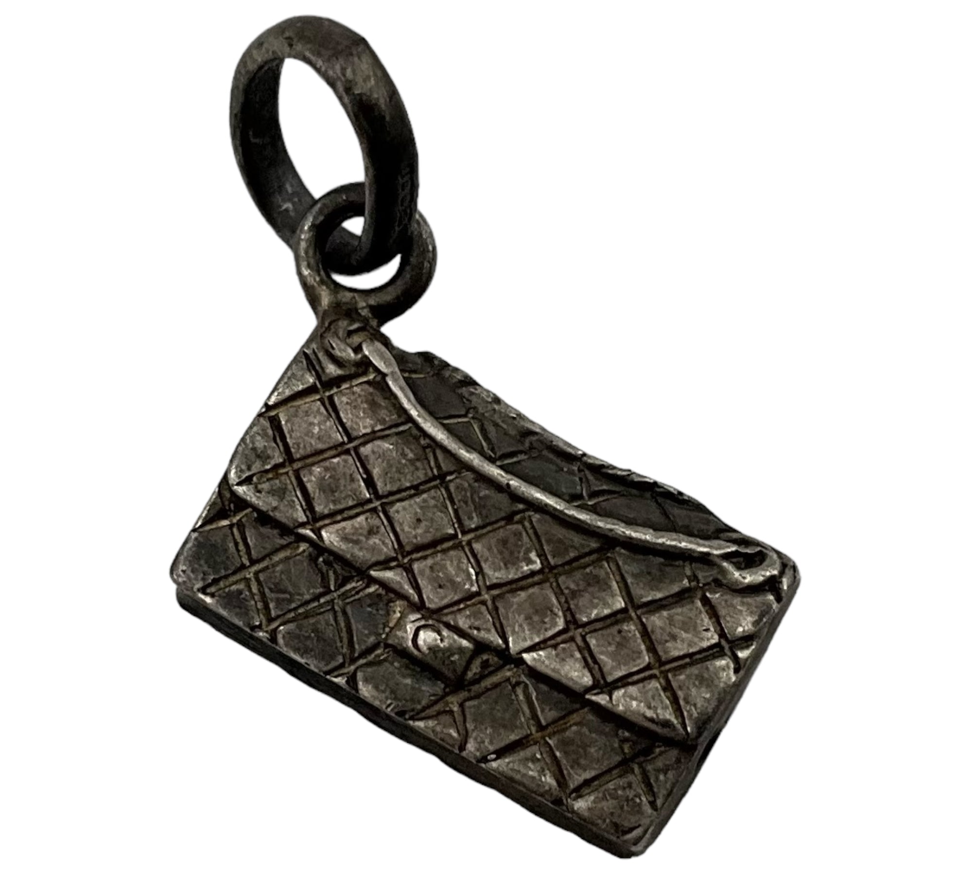 sterling silver purse clutch pendant