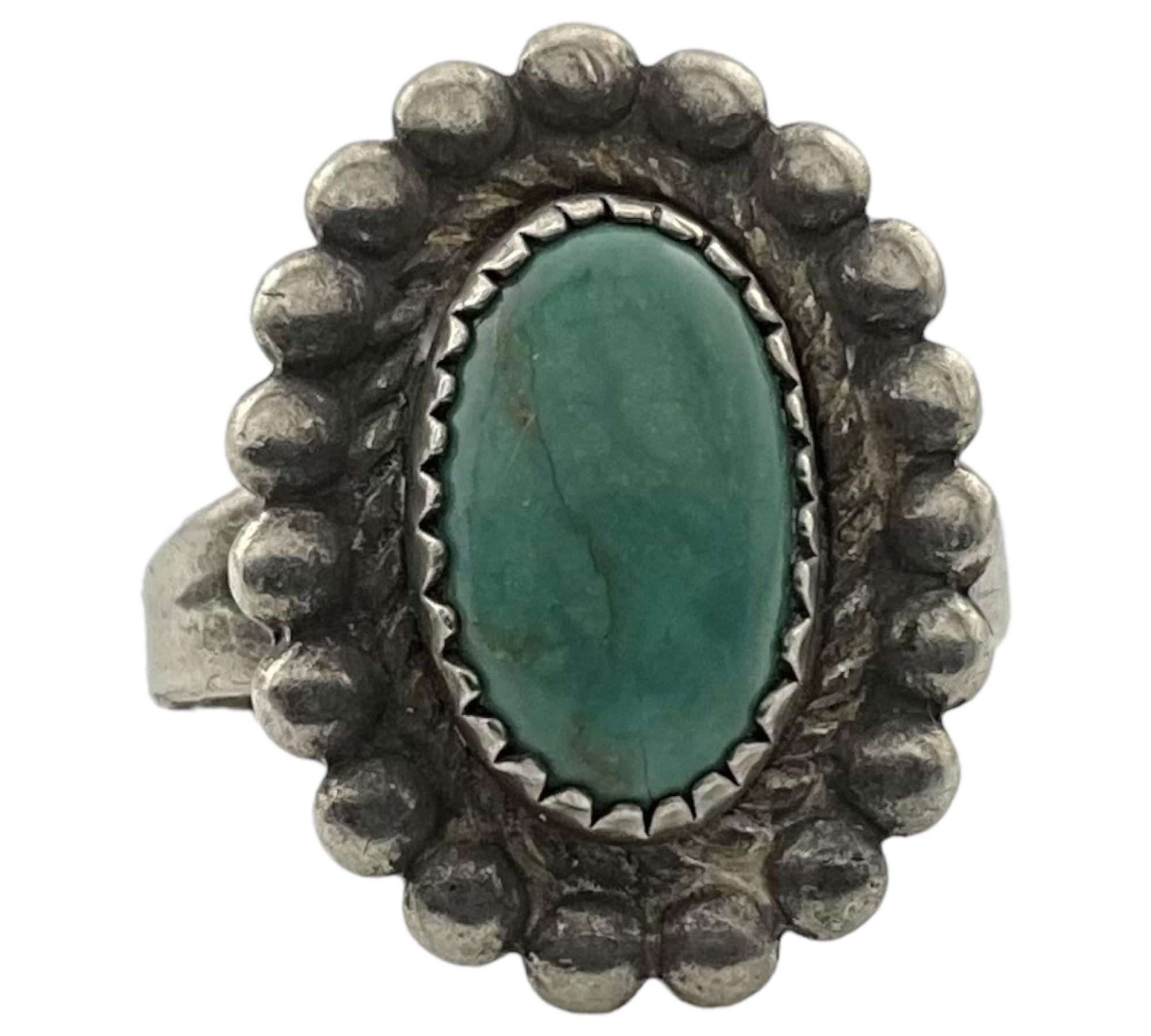 size 5.75 sterling silver Bell Trading Post turquoise ring