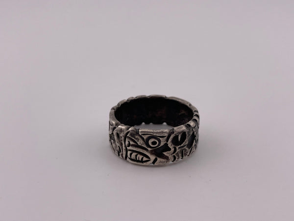 size 10 sterling silver creature band ring